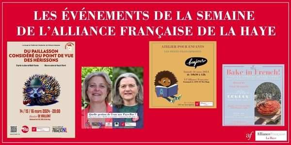 Activités Alliance Francaise semaine prochaine