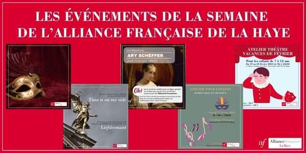 Les évènements de l'Alliance Française de la semaine