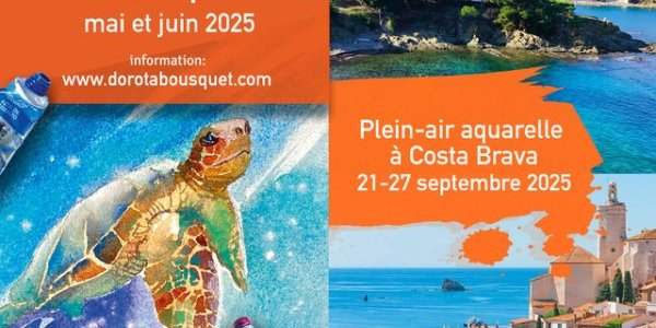 Cours d'aquarelle - Dorota Bousquet