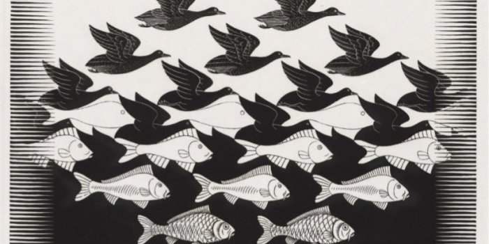 Exposition "Escher, l'autre monde" au Gemeente Museum