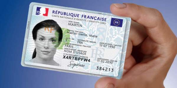 Nouvelle carte d'identité française