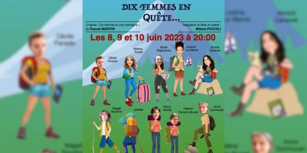 Les Stampapotes reviennent avec leur nouvelle pièce : "Dix femmes en quête…"