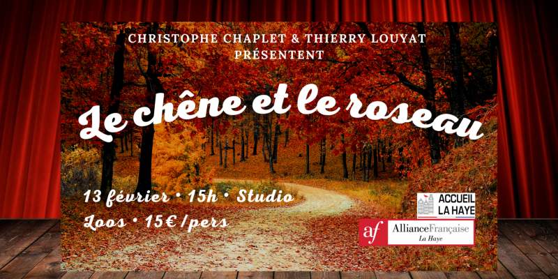 Annonce - Alliance Française : Fables de La Fontaine le 13 février 2022 au théâtre